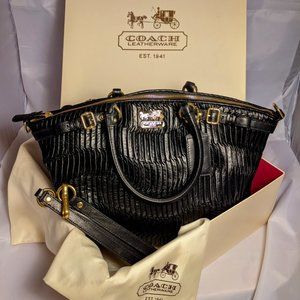 Coach Madison Sophia Gathered Leather Satchel